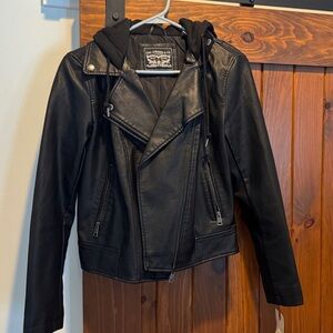 Levi's Black Leather Jacket